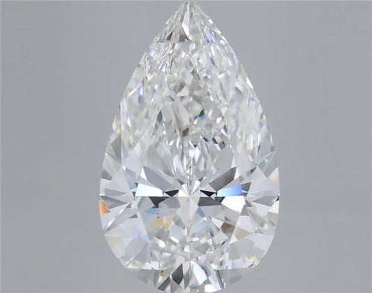 5.35ct Pear Lab Grown Diamond (Colour E, Clarity VVS2, IGI Certified)