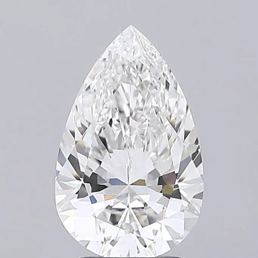 2.40ct Pear Lab Grown Diamond (Colour F, Clarity VVS2, IGI Certified)
