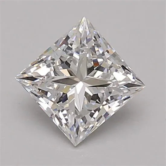 0.81ct Princess Lab Grown Diamond (Colour D, Clarity VVS2, Cut EX, IGI Certified)