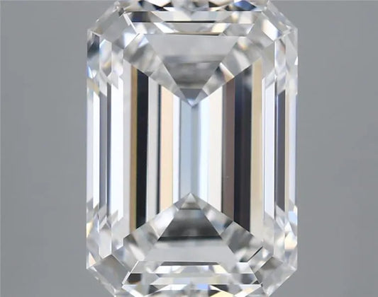 5.36ct Emerald Lab Grown Diamond (Colour F, Clarity VVS2, IGI Certified)