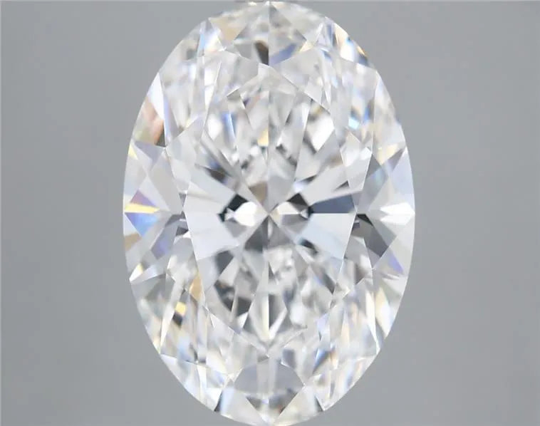 5.10ct Oval Lab Grown Diamond (Colour E, Clarity VVS2, IGI Certified)