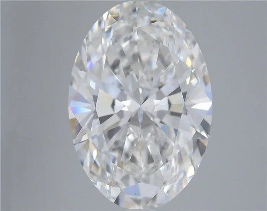 5.25ct Oval Lab Grown Diamond (Colour F, Clarity VS1, IGI Certified)
