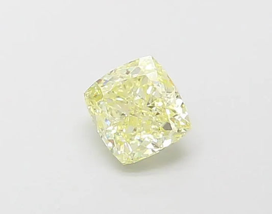 0.36ct Cushion modified Lab Grown Diamond (Colour Light Yellow, Clarity VS1, IGI Certified)