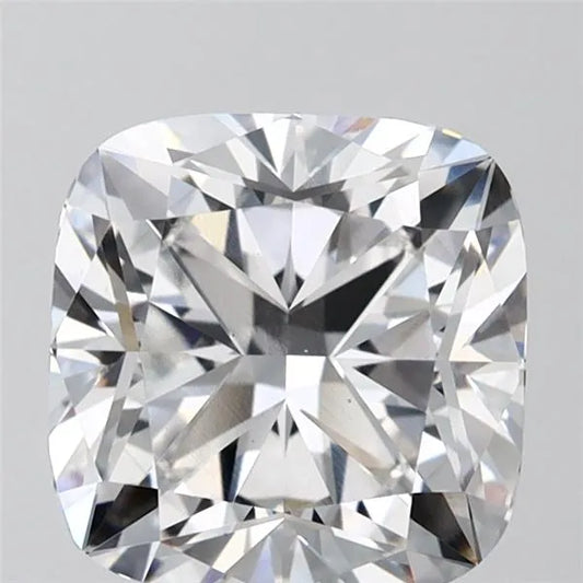3.08ct Cushion brilliant Lab Grown Diamond (Colour E, Clarity VVS2, IGI Certified)
