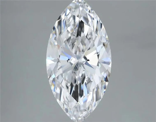 2.00ct Marquise Lab Grown Diamond (Colour D, Clarity IF, IGI Certified)