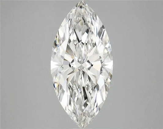 3.04ct Marquise Lab Grown Diamond (Colour G, Clarity VVS2, IGI Certified)