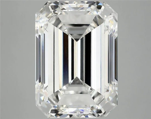 6.85ct Emerald Lab Grown Diamond (Colour F, Clarity VVS2, IGI Certified)