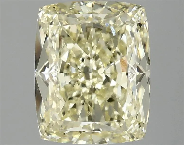 3.10ct Cushion modified Lab Grown Diamond (Colour Fancy Intense Yellow, Clarity VS1, IGI Certified)