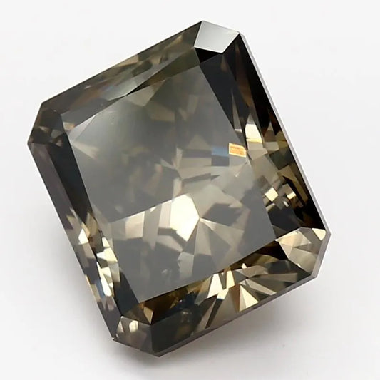 4.00ct Radiant Lab Grown Diamond (Colour Fancy Dark Gray, Clarity SI1, IGI Certified)