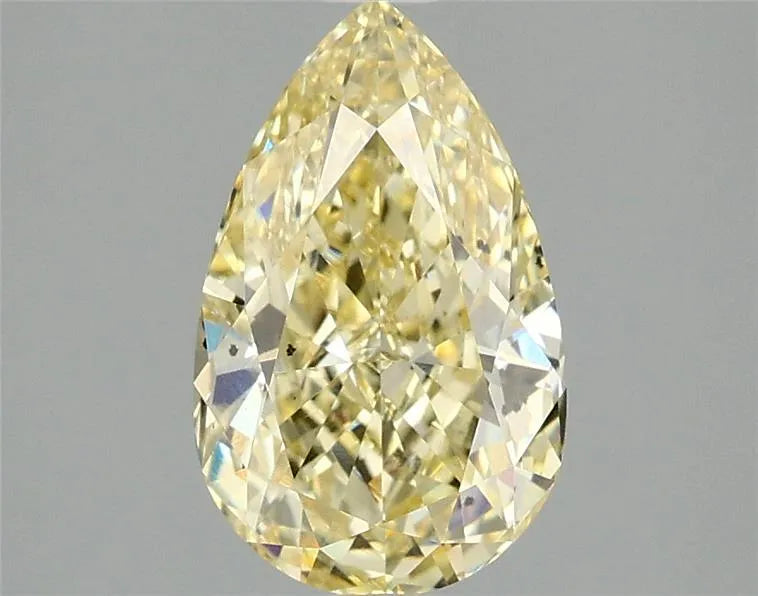 2.01ct Pear Lab Grown Diamond (Colour Fancy Intense Yellow, Clarity VS2, IGI Certified)