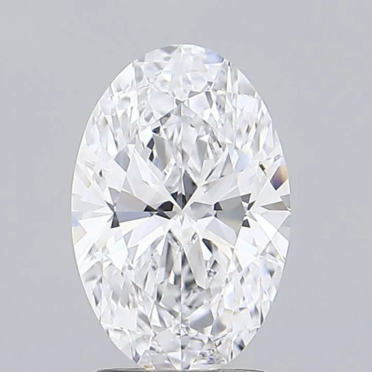 2.01ct Oval Lab Grown Diamond (Colour D, Clarity IF, IGI Certified)