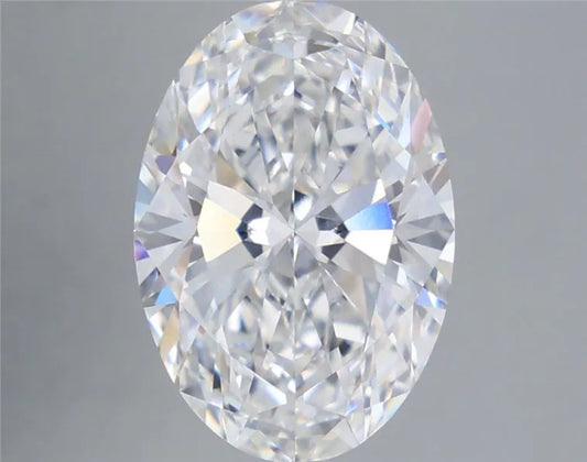 5.09ct Oval Lab Grown Diamond (Colour E, Clarity VVS2, IGI Certified)
