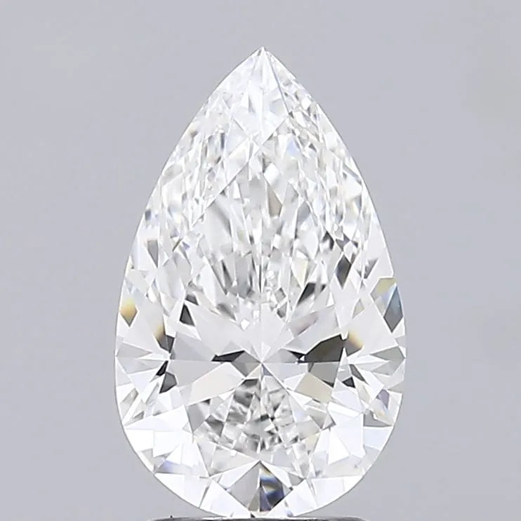 2.21ct Pear Lab Grown Diamond (Colour F, Clarity VVS2, IGI Certified)