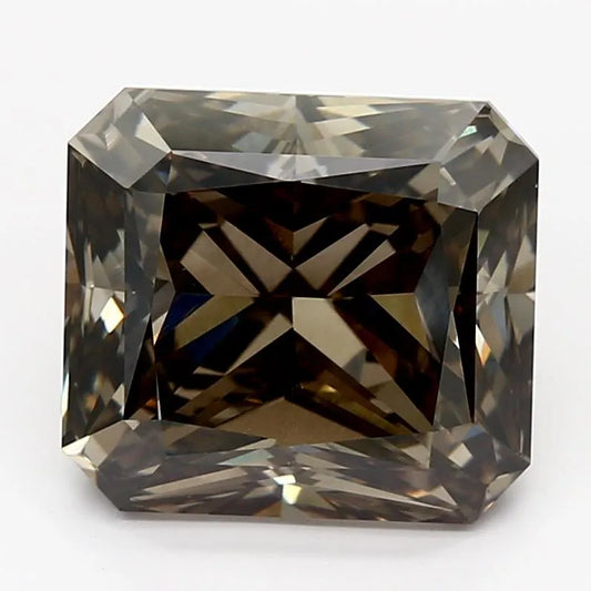 4.71ct Radiant Lab Grown Diamond (Colour Fancy Gray, Clarity SI1, IGI Certified)