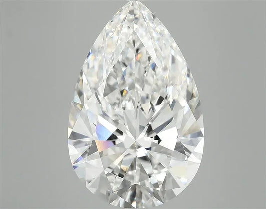 9.10ct Pear Lab Grown Diamond (Colour E, Clarity VVS2, IGI Certified)