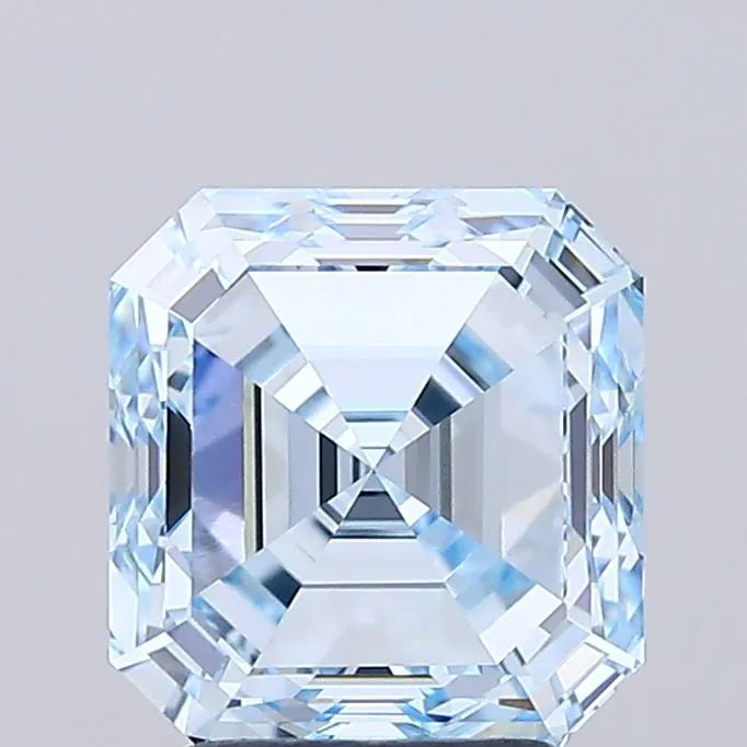 3.00ct Asscher Lab Grown Diamond (Colour Fancy Intense Blue, Clarity VVS2, IGI Certified)
