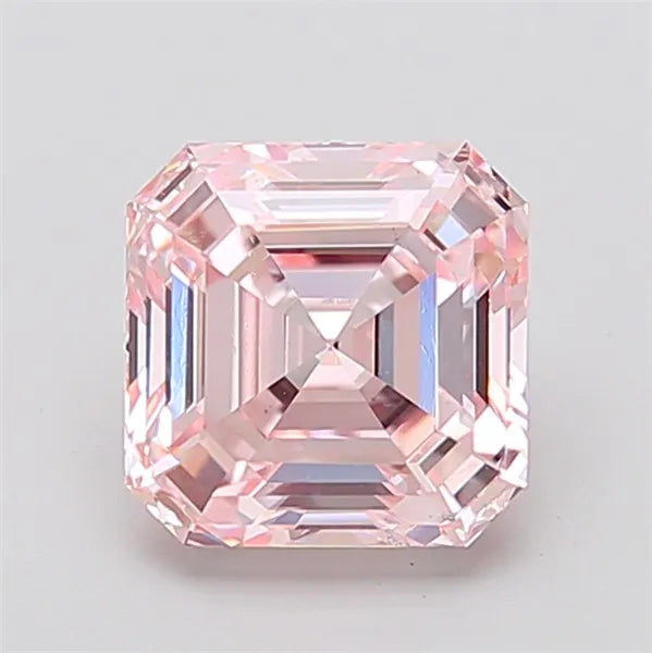 3.00ct Asscher Lab Grown Diamond (Colour Fancy Intense Pink, Clarity VS1, IGI Certified)