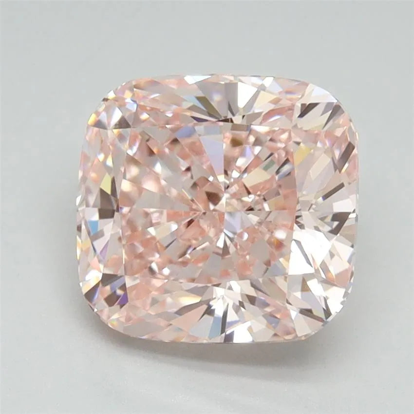 3.00ct Cushion brilliant Lab Grown Diamond (Colour Fancy Intense Pink, Clarity VS1, IGI Certified)