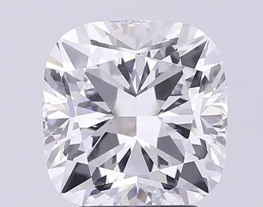 3.00ct Cushion modified Lab Grown Diamond (Colour D, Clarity VVS2, IGI Certified)