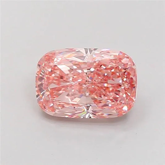 3.00ct Cushion modified Lab Grown Diamond (Colour Fancy Vivid Pink, Clarity VVS2, IGI Certified)