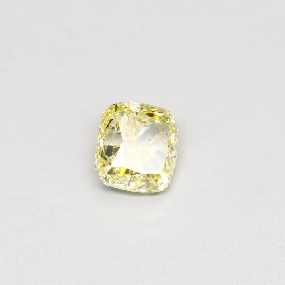 3.00ct Cushion modified Lab Grown Diamond (Colour Fancy Yellow, Clarity VS2, IGI Certified)