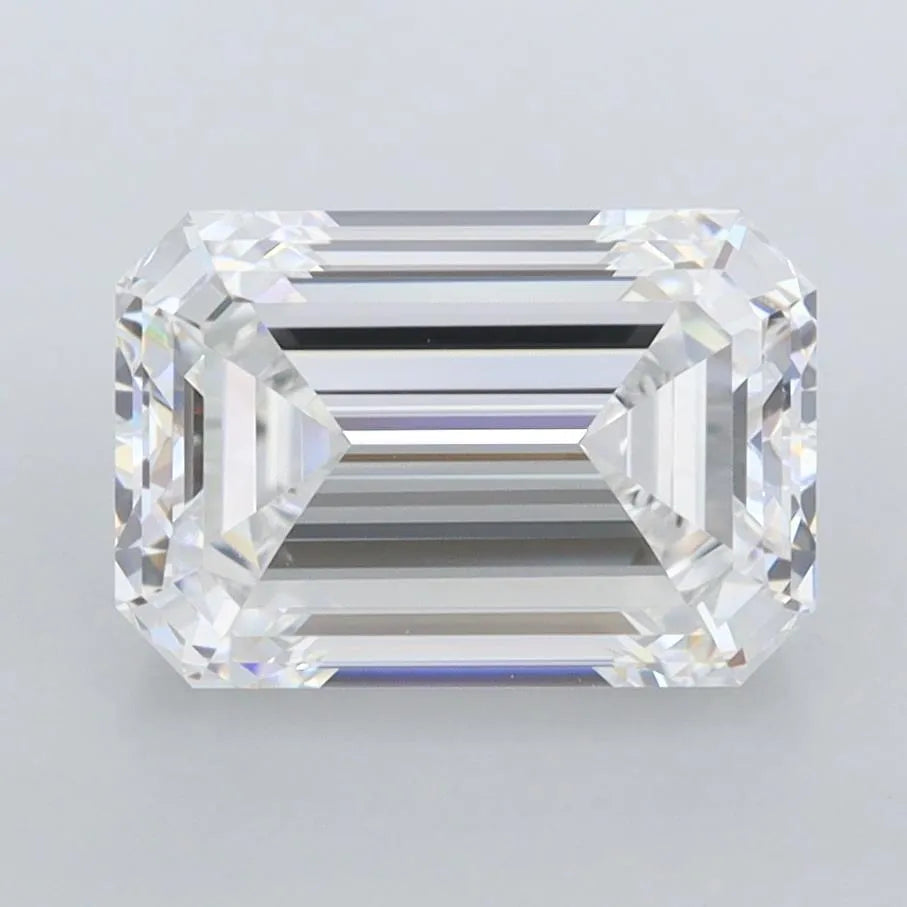 3.00ct Emerald Lab Grown Diamond (Colour D, Clarity FL, IGI Certified)