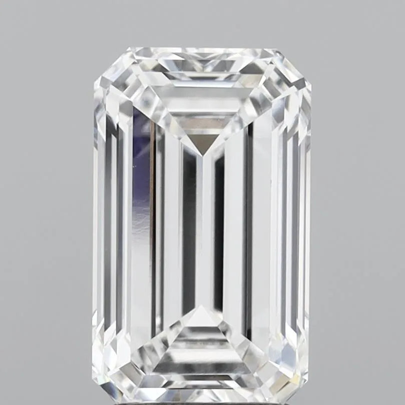 3.00ct Emerald Lab Grown Diamond (Colour D, Clarity FL, IGI Certified)