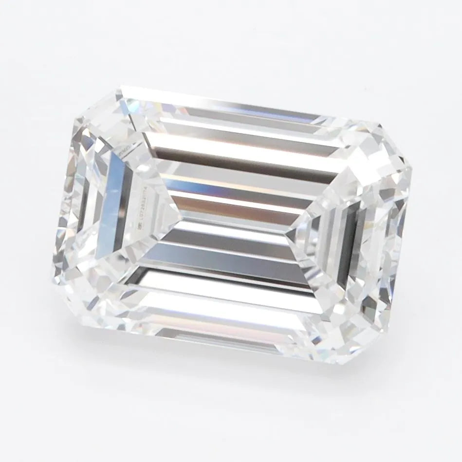 3.00ct Emerald Lab Grown Diamond (Colour D, Clarity IF, IGI Certified)