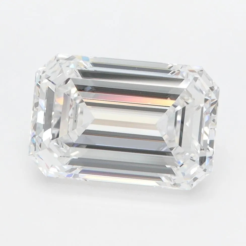 3.00ct Emerald Lab Grown Diamond (Colour D, Clarity IF, IGI Certified)