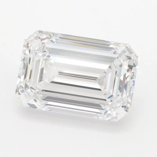 3.00ct Emerald Lab Grown Diamond (Colour D, Clarity IF, IGI Certified)