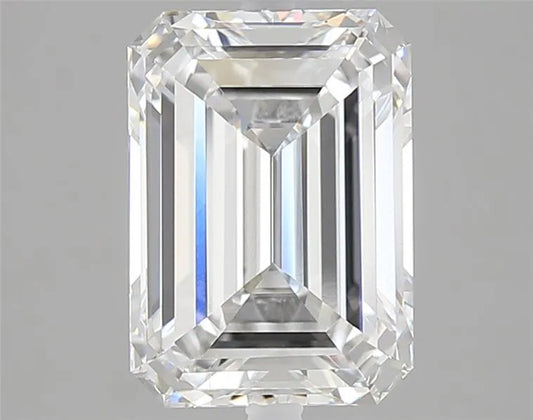 3.00ct Emerald Lab Grown Diamond (Colour D, Clarity IF, IGI Certified)