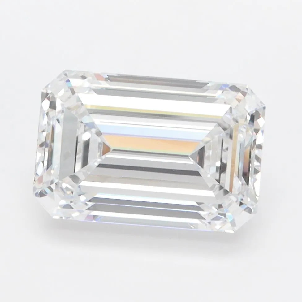 3.00ct Emerald Lab Grown Diamond (Colour D, Clarity IF, IGI Certified)