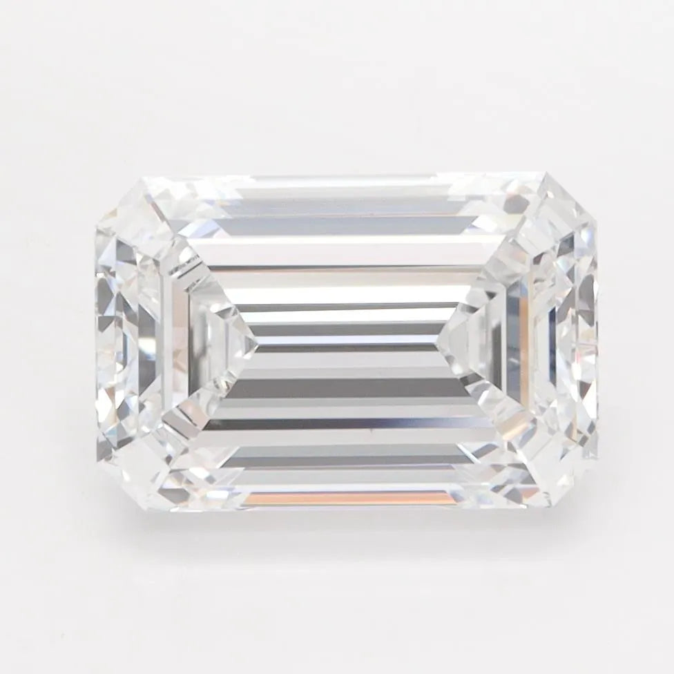 3.00ct Emerald Lab Grown Diamond (Colour D, Clarity IF, IGI Certified)