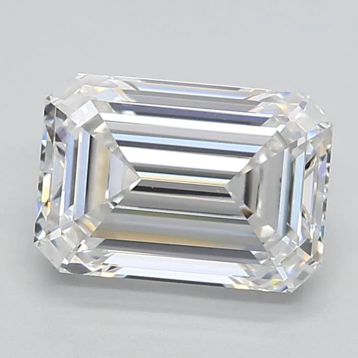 3.00ct Emerald Lab Grown Diamond (Colour D, Clarity IF, IGI Certified)