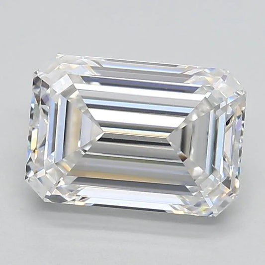 3.00ct Emerald Lab Grown Diamond (Colour D, Clarity IF, IGI Certified)