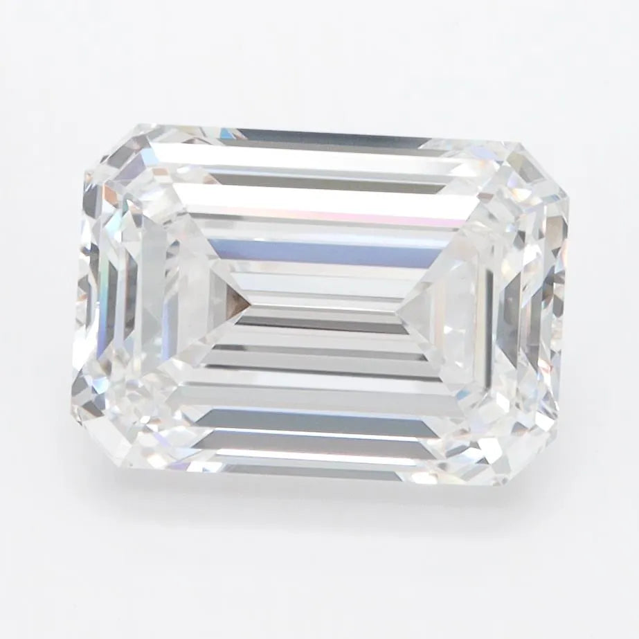 3.00ct Emerald Lab Grown Diamond (Colour D, Clarity IF, IGI Certified)