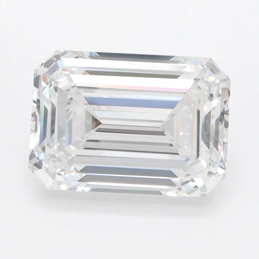 3.00ct Emerald Lab Grown Diamond (Colour D, Clarity IF, IGI Certified)