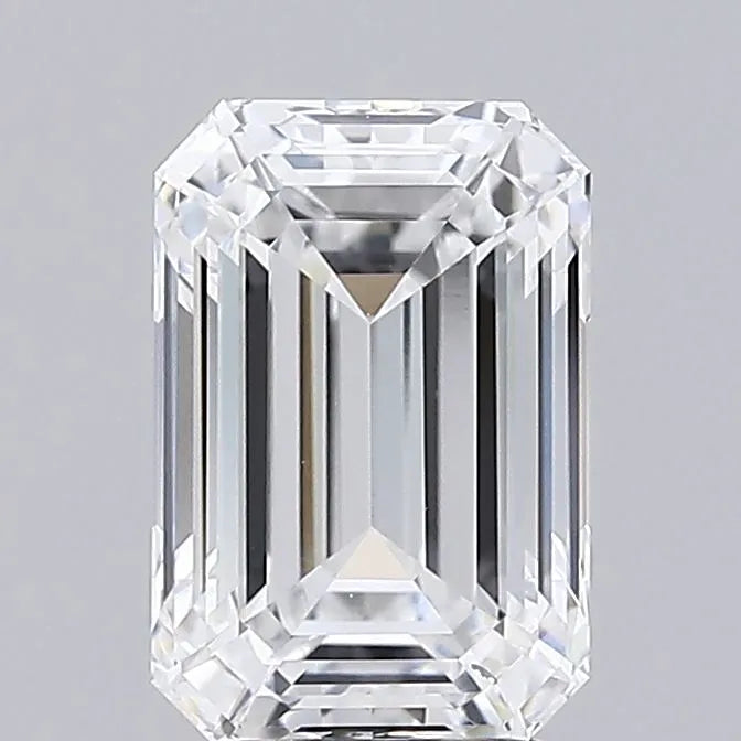 3.00ct Emerald Lab Grown Diamond (Colour D, Clarity VS2, IGI Certified)