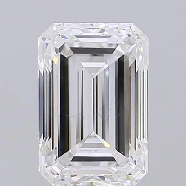 3.00ct Emerald Lab Grown Diamond (Colour D, Clarity VS2, IGI Certified)