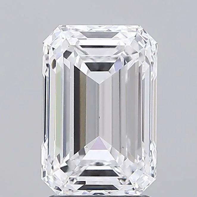 3.00ct Emerald Lab Grown Diamond (Colour D, Clarity VS2, IGI Certified)