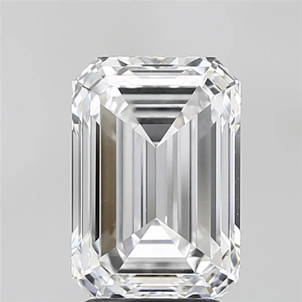 3.00ct Emerald Lab Grown Diamond (Colour D, Clarity VVS1, IGI Certified)