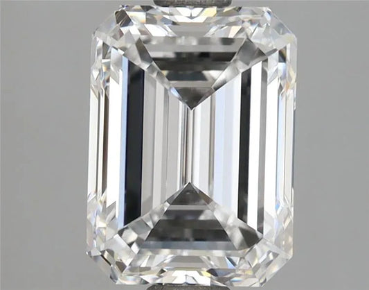 3.00ct Emerald Lab Grown Diamond (Colour D, Clarity VVS1, IGI Certified)