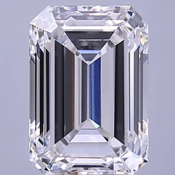3.00ct Emerald Lab Grown Diamond (Colour D, Clarity VVS1, IGI Certified)