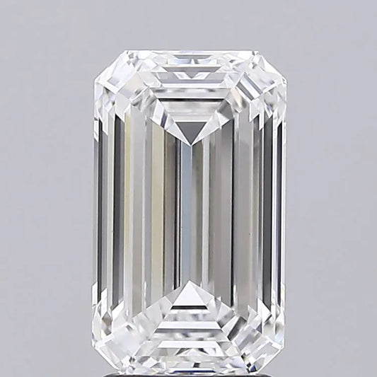 3.00ct Emerald Lab Grown Diamond (Colour D, Clarity VVS1, IGI Certified)