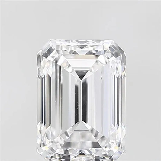 3.00ct Emerald Lab Grown Diamond (Colour D, Clarity VVS1, IGI Certified)