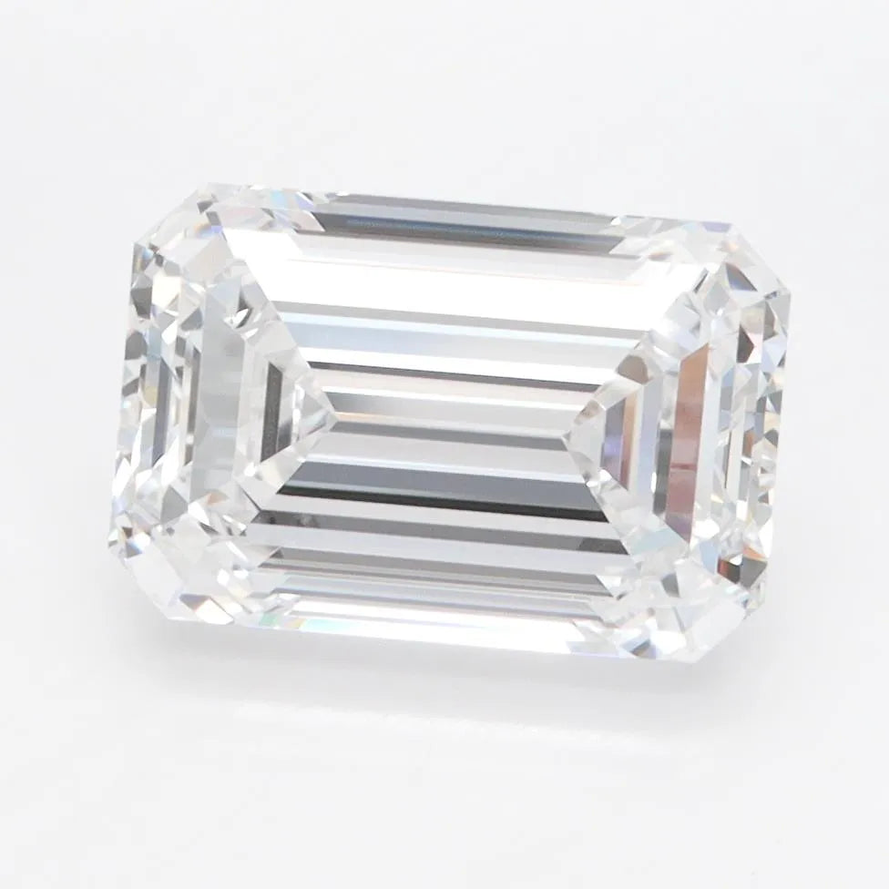 3.00ct Emerald Lab Grown Diamond (Colour D, Clarity VVS1, IGI Certified)