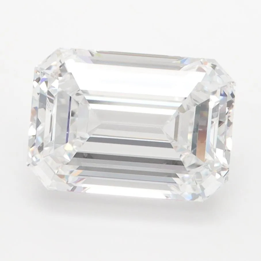 3.00ct Emerald Lab Grown Diamond (Colour D, Clarity VVS2, IGI Certified)