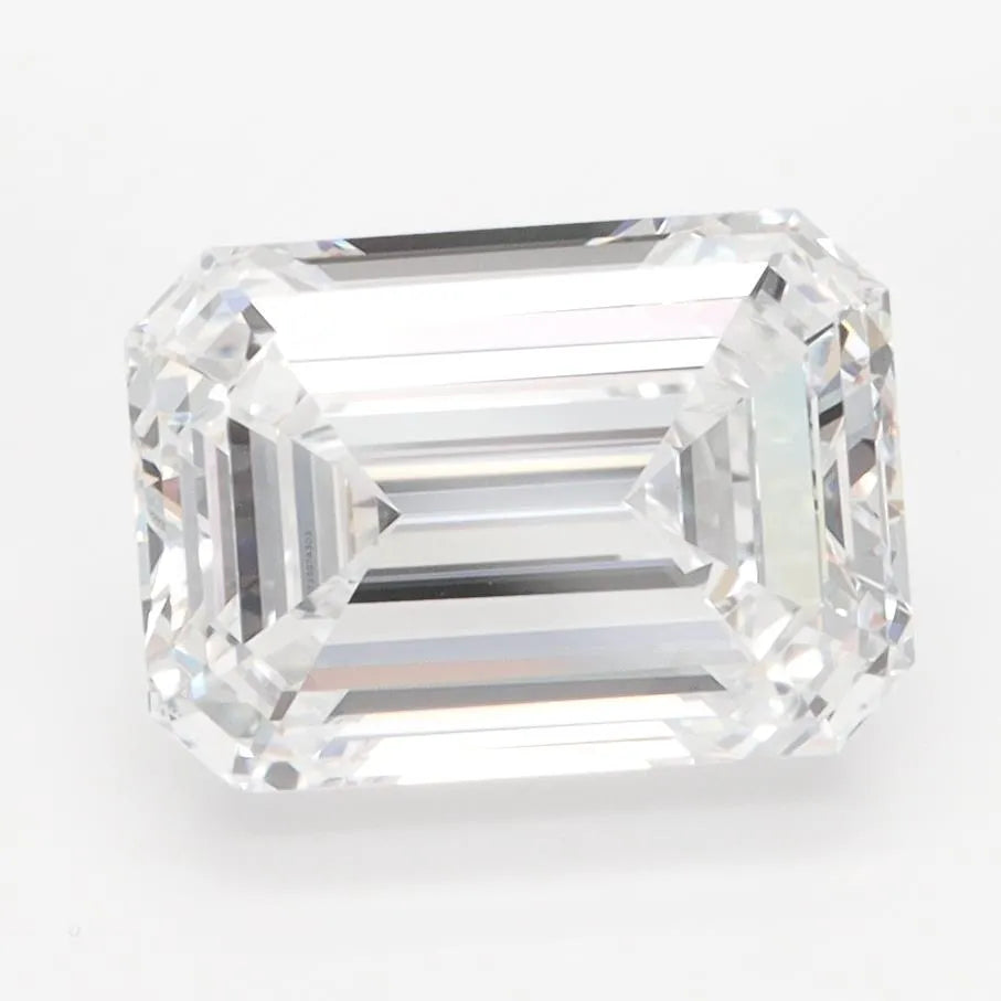 3.00ct Emerald Lab Grown Diamond (Colour D, Clarity VVS2, IGI Certified)