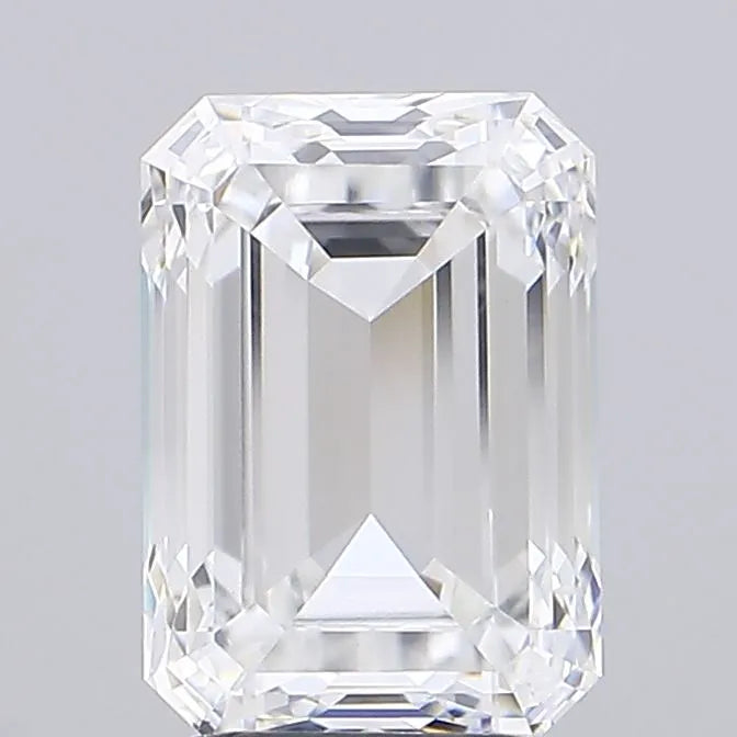 3.00ct Emerald Lab Grown Diamond (Colour D, Clarity VVS2, IGI Certified)