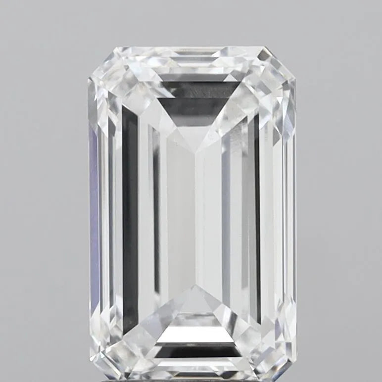 3.00ct Emerald Lab Grown Diamond (Colour D, Clarity VVS2, IGI Certified)